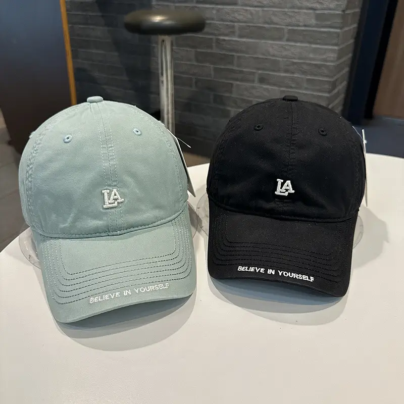 Women Baseball Cap LA Logo Casual Curved Bim — feature 6