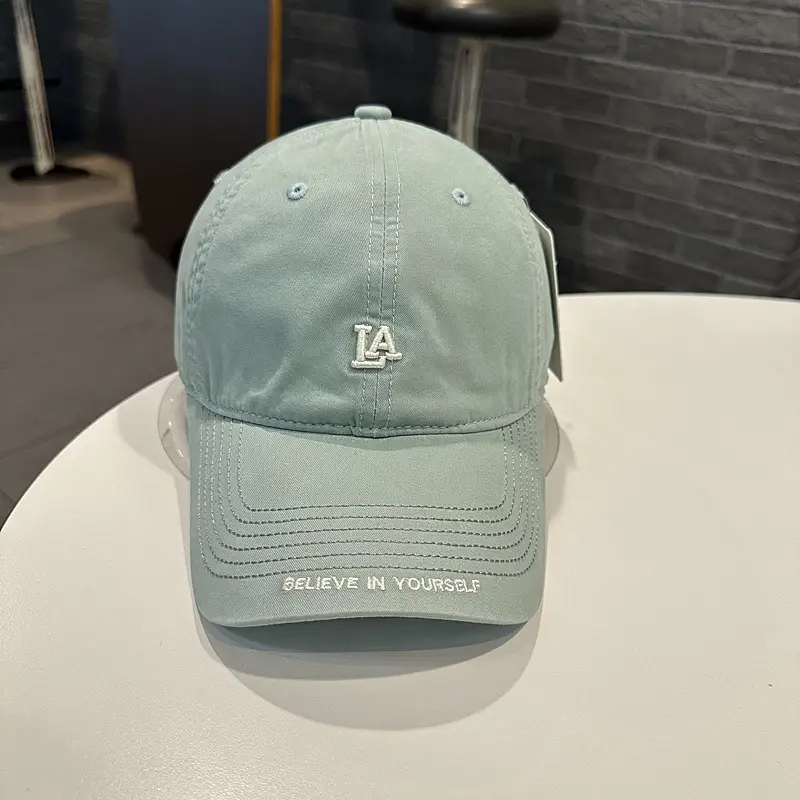 Women Baseball Cap LA Logo Casual Curved Bim - Image 4