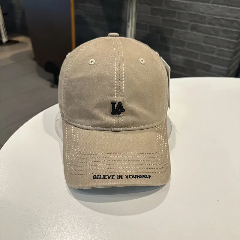 Women Baseball Cap LA Logo Casual Curved Bim - Image 6