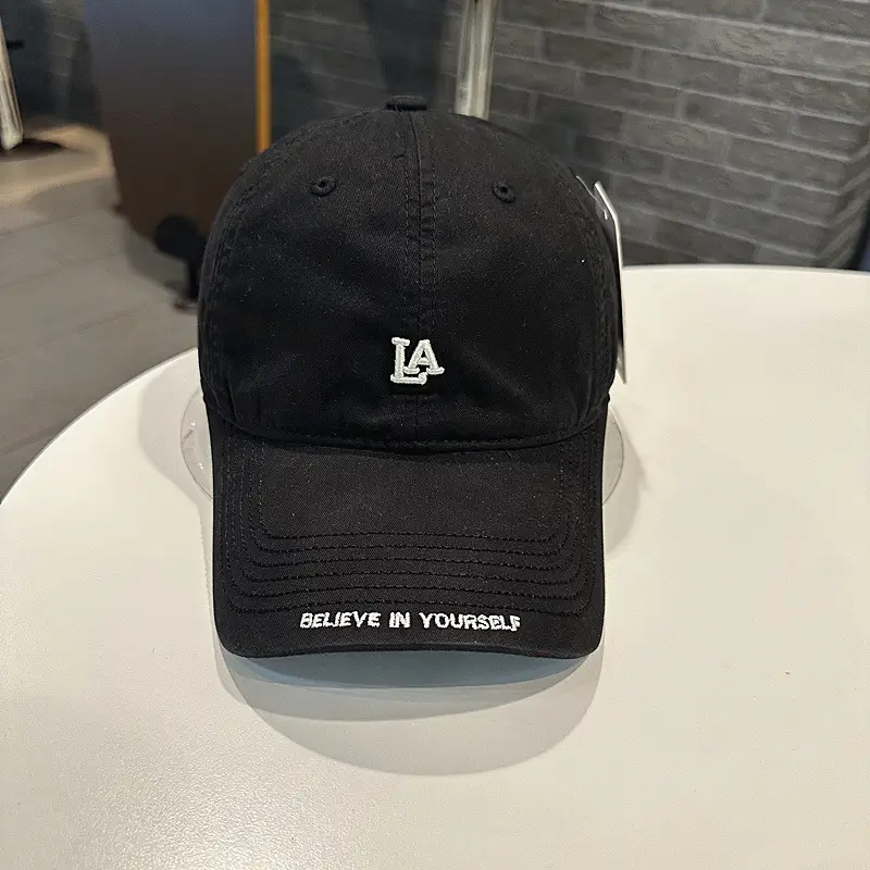 Women Baseball Cap LA Logo Casual Curved Bim - Image 9