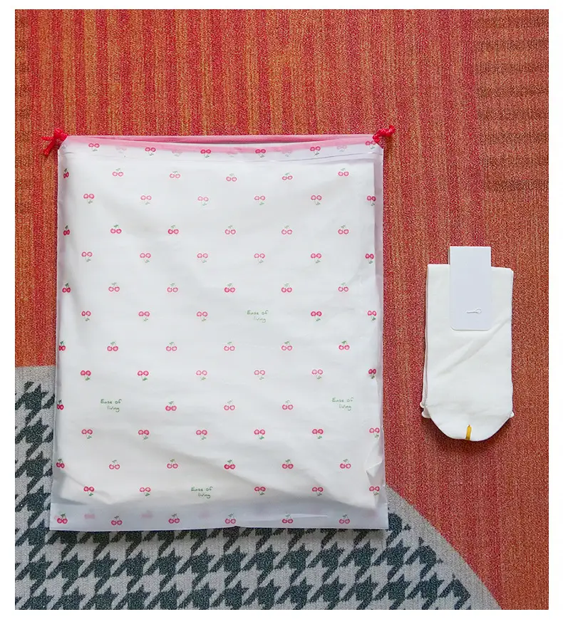 Shoe Storage Bag Drawstring Cute Travel Convenient Dustproof and Moisture-Proof Drawstring Packing Moving Bag — feature 10