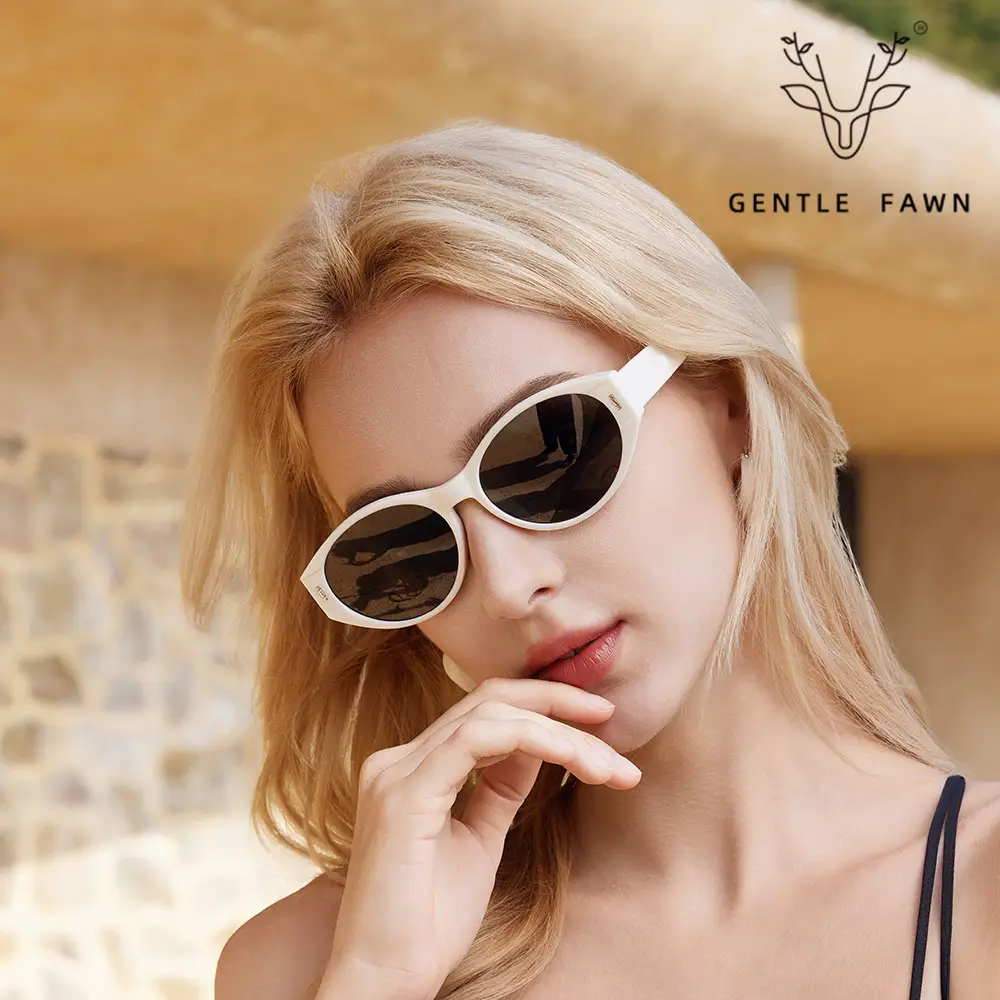 TR90 Polarized Sunglasses Small Frame Retro Cat Eye Anti UV - Image 8
