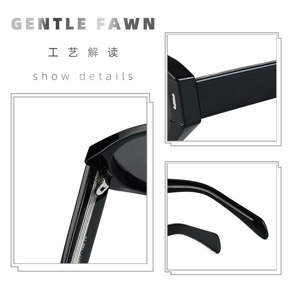 TR90 Polarized Sunglasses Small Frame Retro Cat Eye Anti UV - Image 9