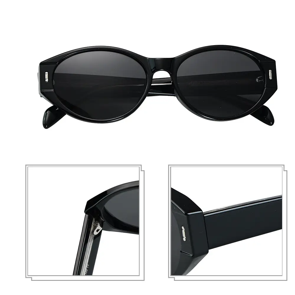 TR90 Polarized Sunglasses Small Frame Retro Cat Eye Anti UV - Image 10