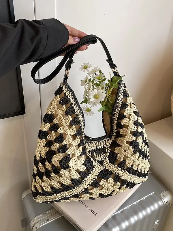 Woven Straw Bag for Women 2025 New Seaside Holiday - Image 7