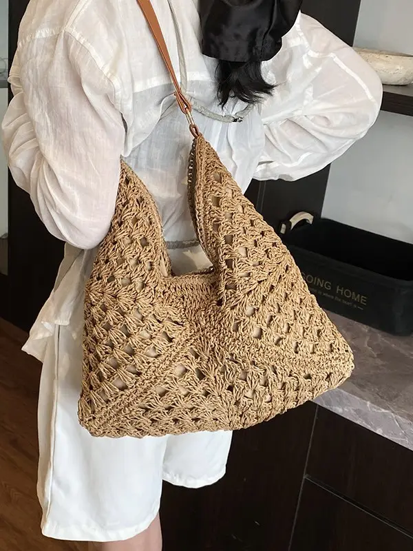 Woven Straw Bag for Women 2025 New Seaside Holiday - Image 8