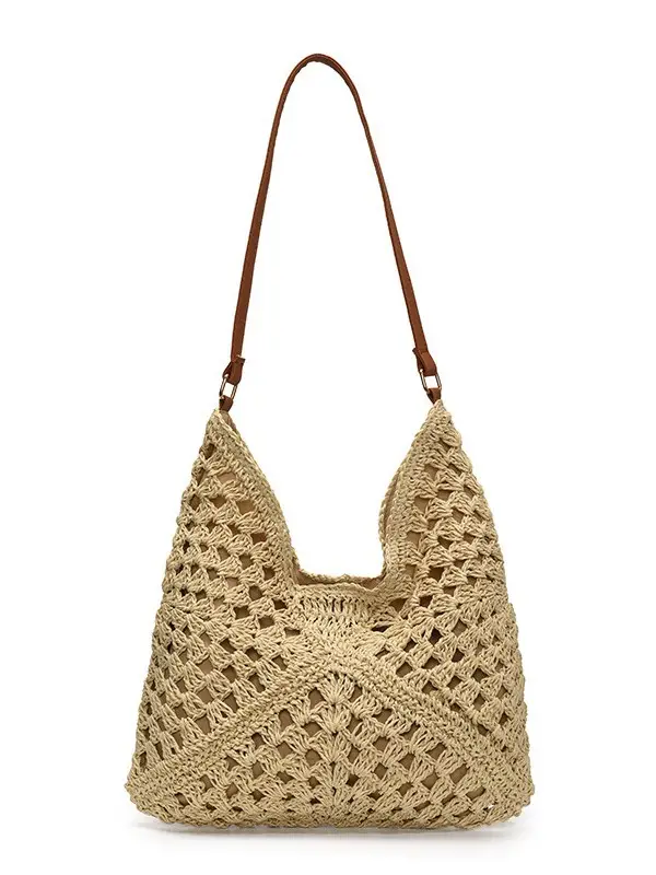 Woven Straw Bag for Women 2025 New Seaside Holiday - Image 9