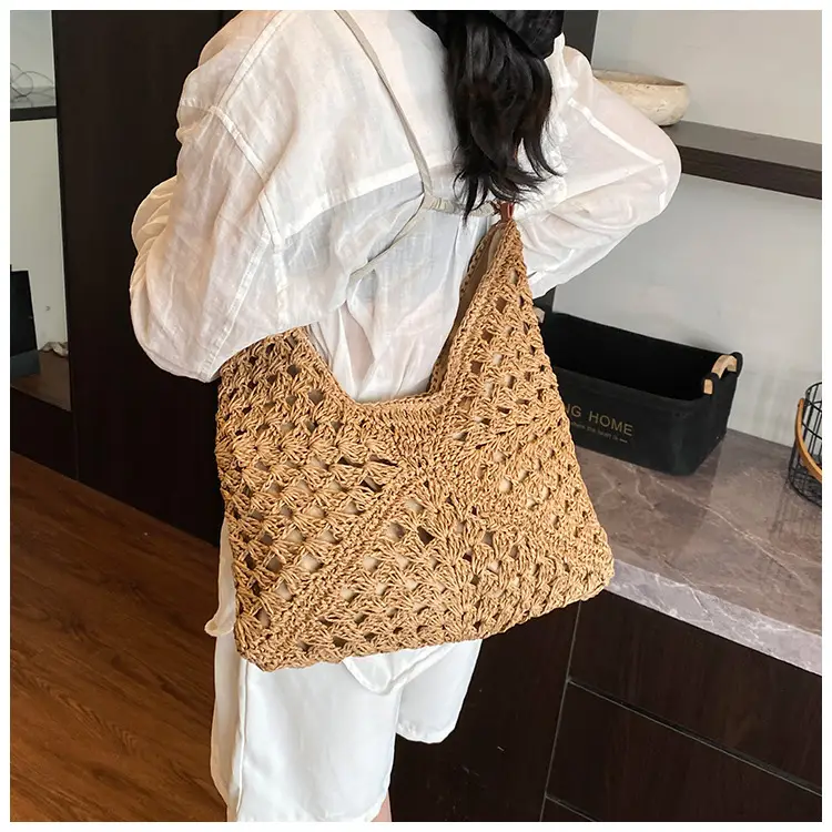 Woven Straw Bag for Women 2025 New Seaside Holiday — feature 10
