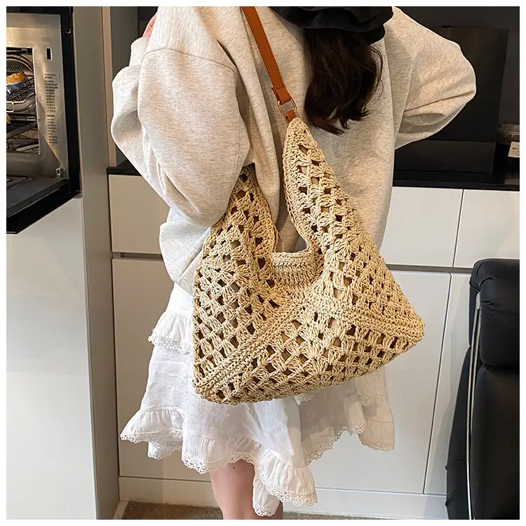 Woven Straw Bag for Women 2025 New Seaside Holiday — feature 13
