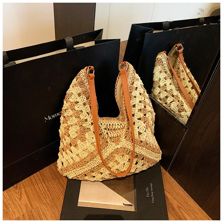 Woven Straw Bag for Women 2025 New Seaside Holiday — feature 26