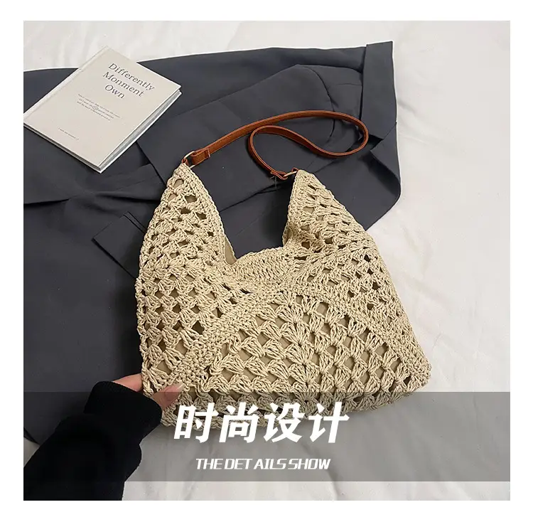 Woven Straw Bag for Women 2025 New Seaside Holiday — feature 4
