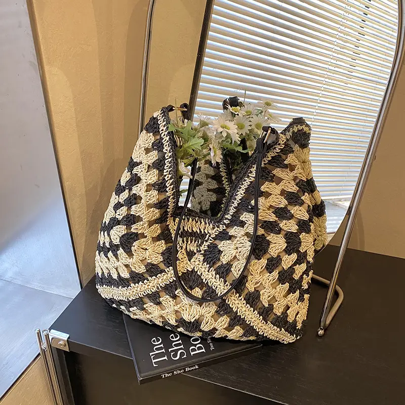 Woven Straw Bag for Women 2025 New Seaside Holiday - Image 3