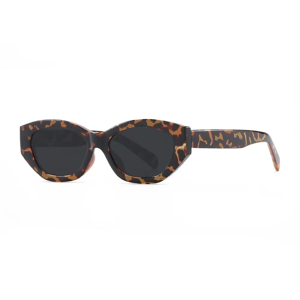Retro Cat-Eye Sunglasses UV Protection Black - Image 4