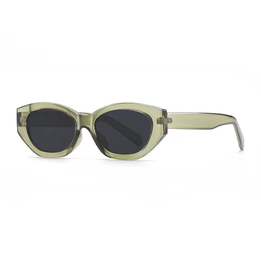 Retro Cat-Eye Sunglasses UV Protection Black - Image 5