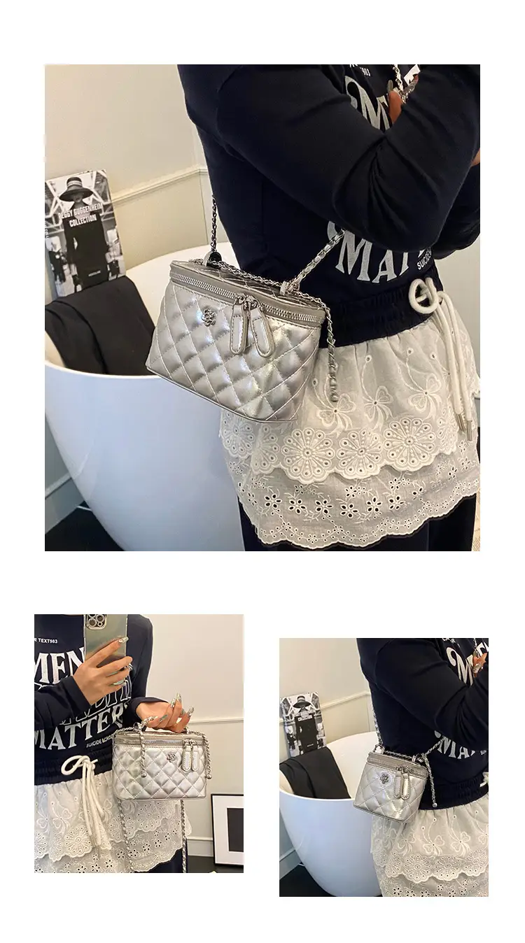 Diamond Chain Crossbody Bag Women Spring Summer 2025 — feature 9