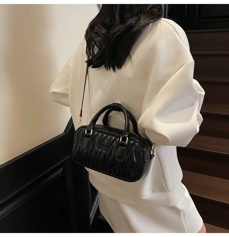 Women's Pink Quilted Shoulder Crossbody Bag 2025 — feature 14