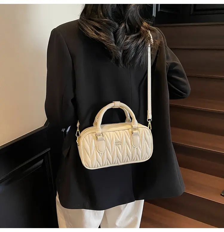 Women's Pink Quilted Shoulder Crossbody Bag 2025 — feature 16