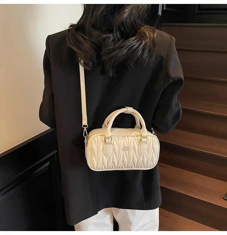 Women's Pink Quilted Shoulder Crossbody Bag 2025 — feature 18