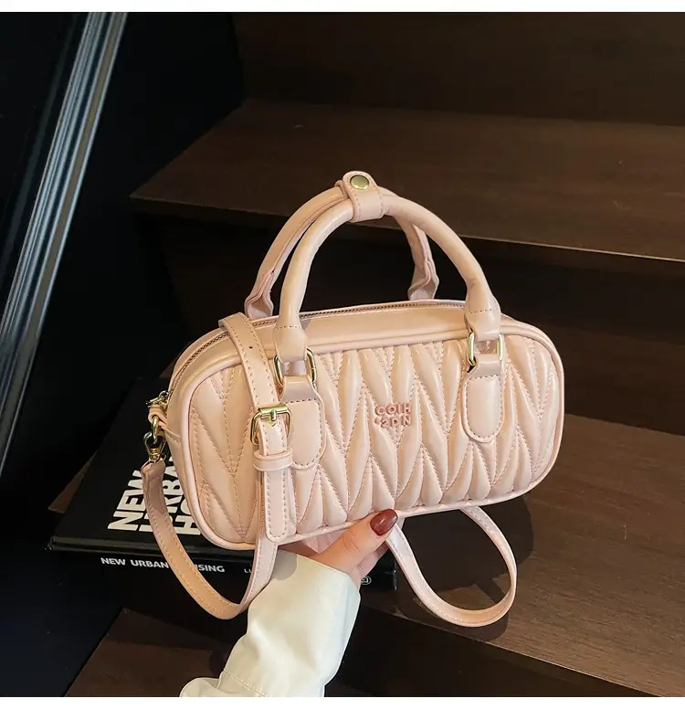 Women's Pink Quilted Shoulder Crossbody Bag 2025 — feature 22