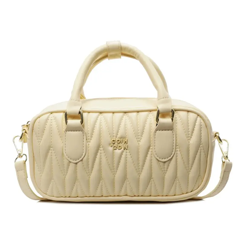Women's Pink Quilted Shoulder Crossbody Bag 2025 - Image 4