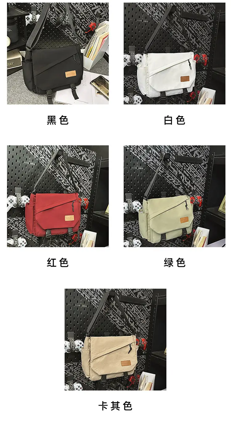 Crossbody Bag for Men Japanese Style Harajuku Messenger Bag — feature 5