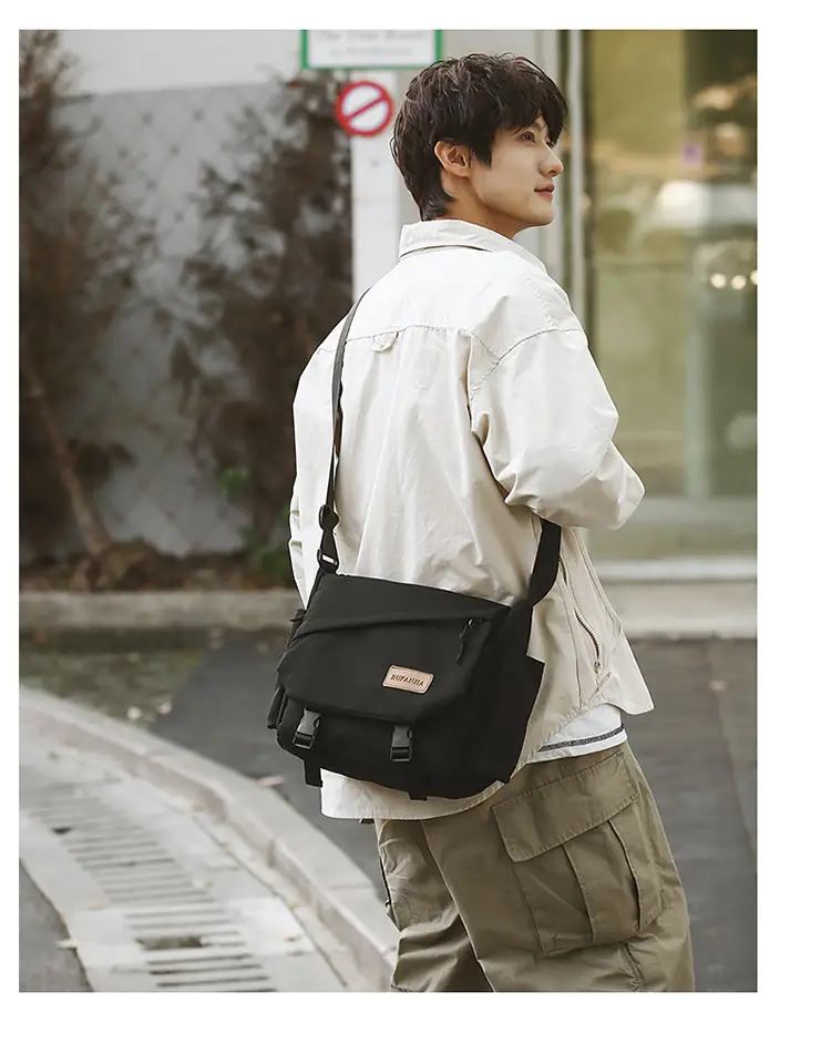 Crossbody Bag for Men Japanese Style Harajuku Messenger Bag — feature 7