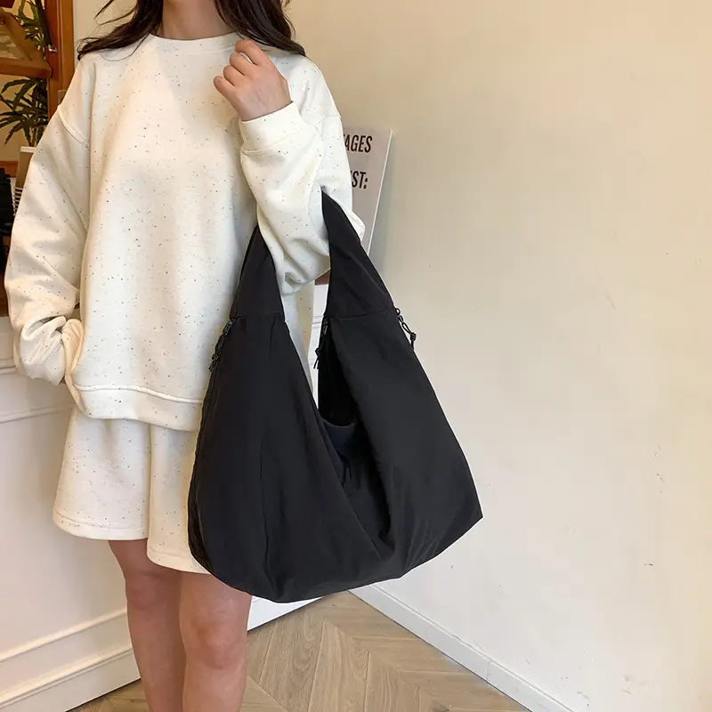 Women Large Red Canvas Tote Bag