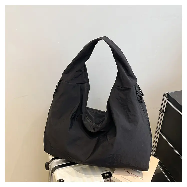 Women Large Red Canvas Tote Bag — feature 30