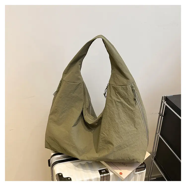 Women Large Red Canvas Tote Bag — feature 31