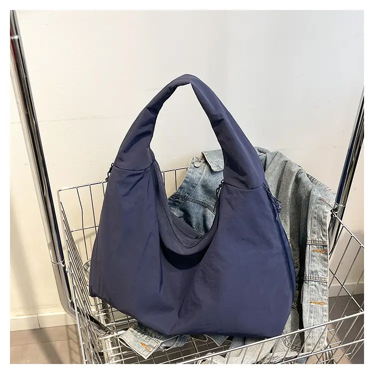 Women Large Red Canvas Tote Bag — feature 33