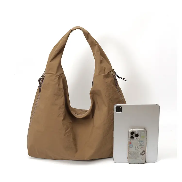 Women Large Red Canvas Tote Bag — feature 37