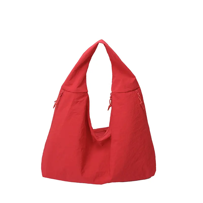 Women Large Red Canvas Tote Bag