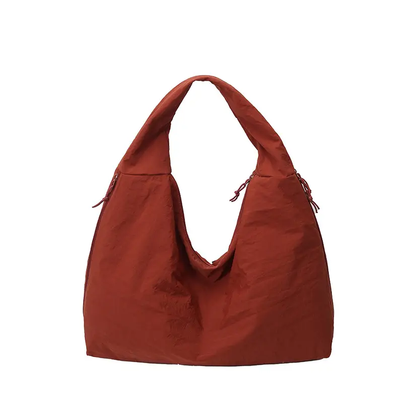 Women Large Red Canvas Tote Bag