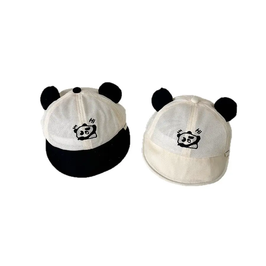 Cute Panda Sunshade Hats for Boys Girls Spring Summer - Image 8