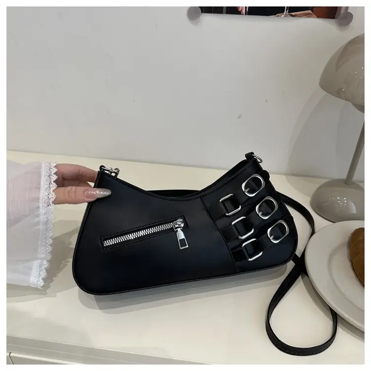 Women's 2025 Style Shoulder Bag with Studded Design — feature 24