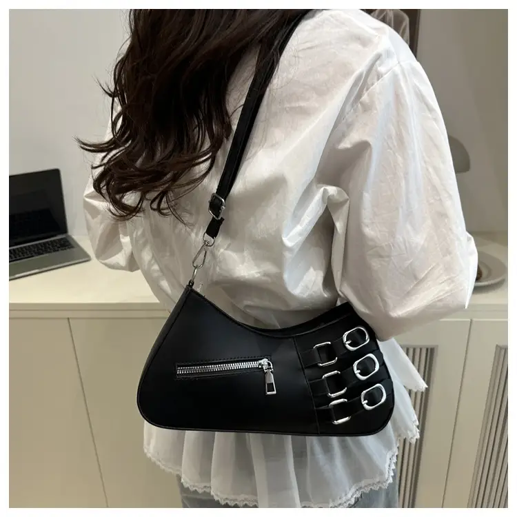 Women's 2025 Style Shoulder Bag with Studded Design — feature 27