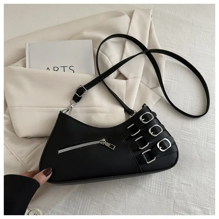 Women's 2025 Style Shoulder Bag with Studded Design — feature 30