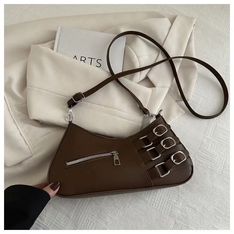 Women's 2025 Style Shoulder Bag with Studded Design — feature 32