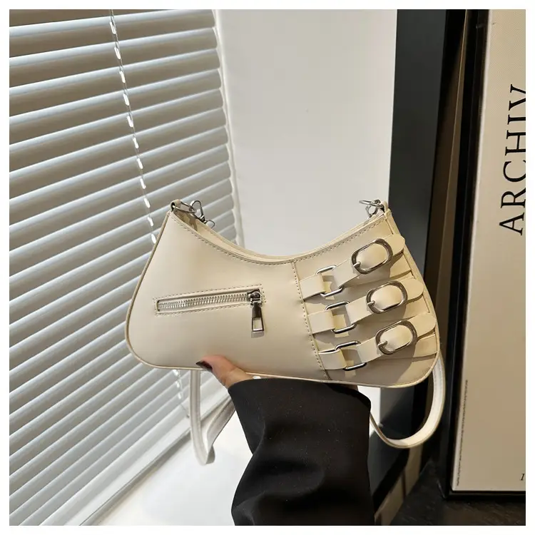 Women's 2025 Style Shoulder Bag with Studded Design — feature 37