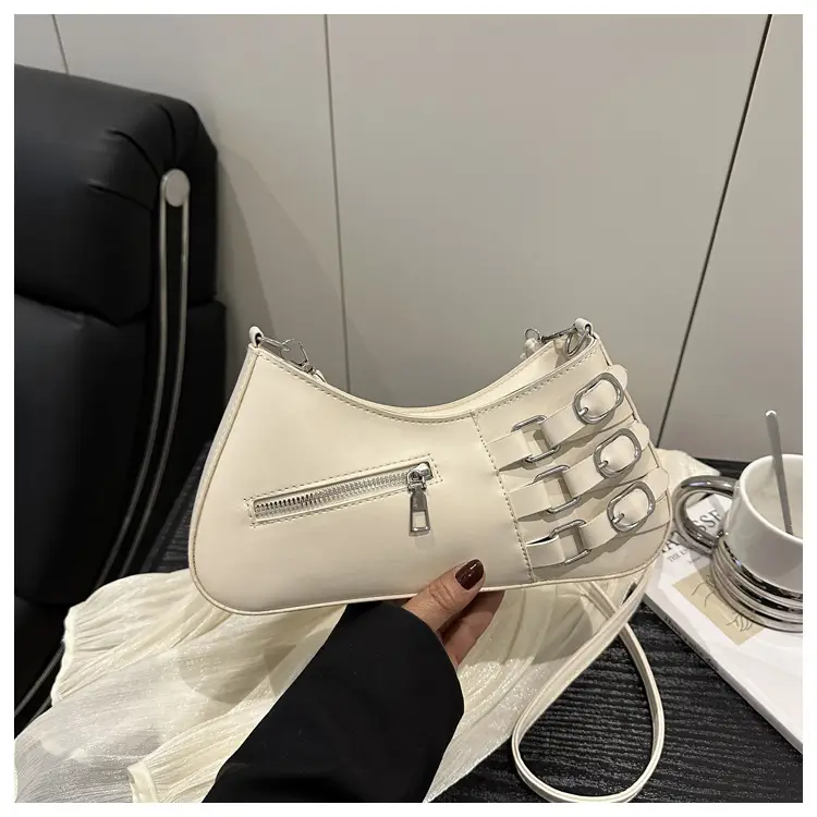 Women's 2025 Style Shoulder Bag with Studded Design — feature 38