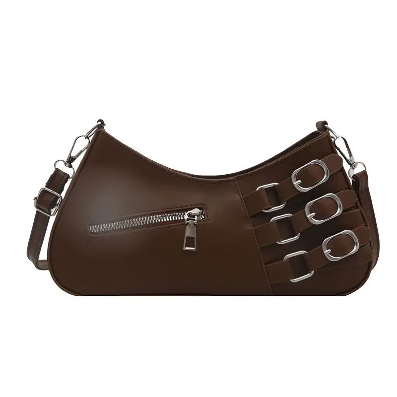Women's 2025 Style Shoulder Bag with Studded Design - Image 4