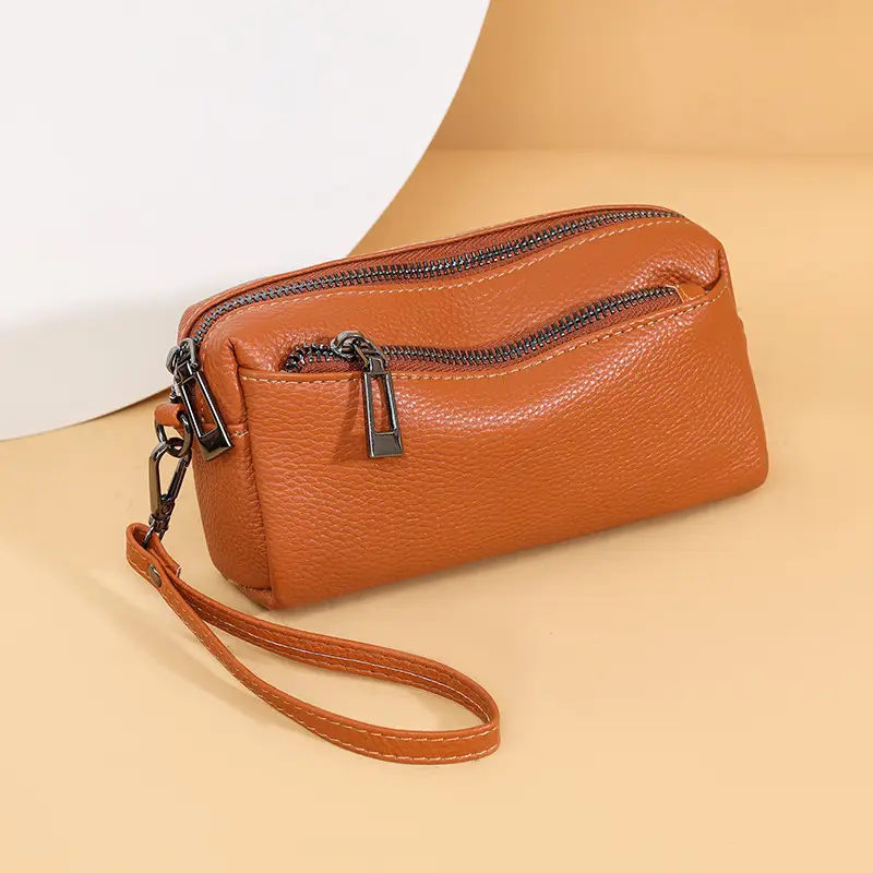 Black Retro Crossbody Bag for Women with Zip & Strap - Image 9