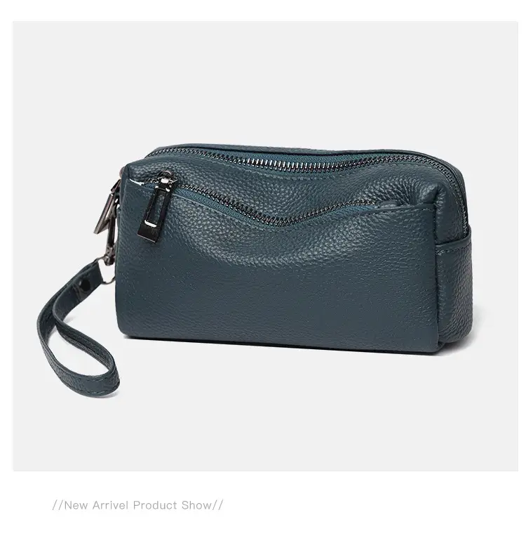 Black Retro Crossbody Bag for Women with Zip & Strap — feature 16