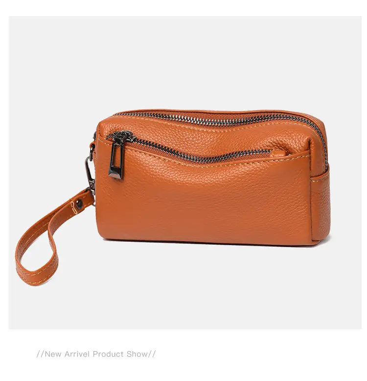 Black Retro Crossbody Bag for Women with Zip & Strap — feature 18