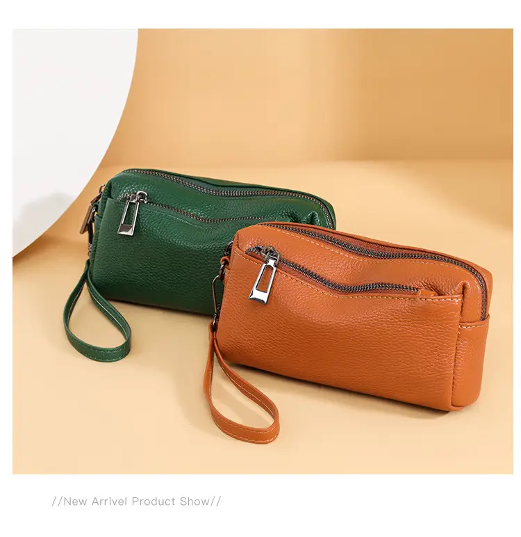Black Retro Crossbody Bag for Women with Zip & Strap — feature 21