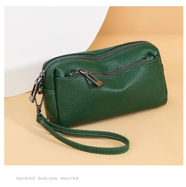 Black Retro Crossbody Bag for Women with Zip & Strap — feature 25