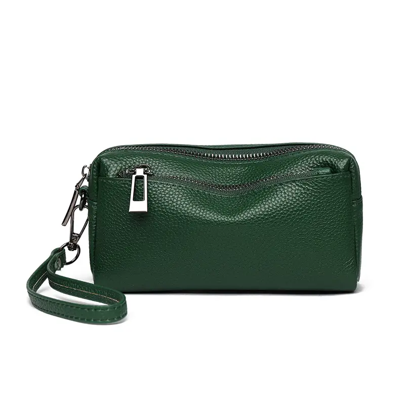 Black Retro Crossbody Bag for Women with Zip & Strap - Image 3