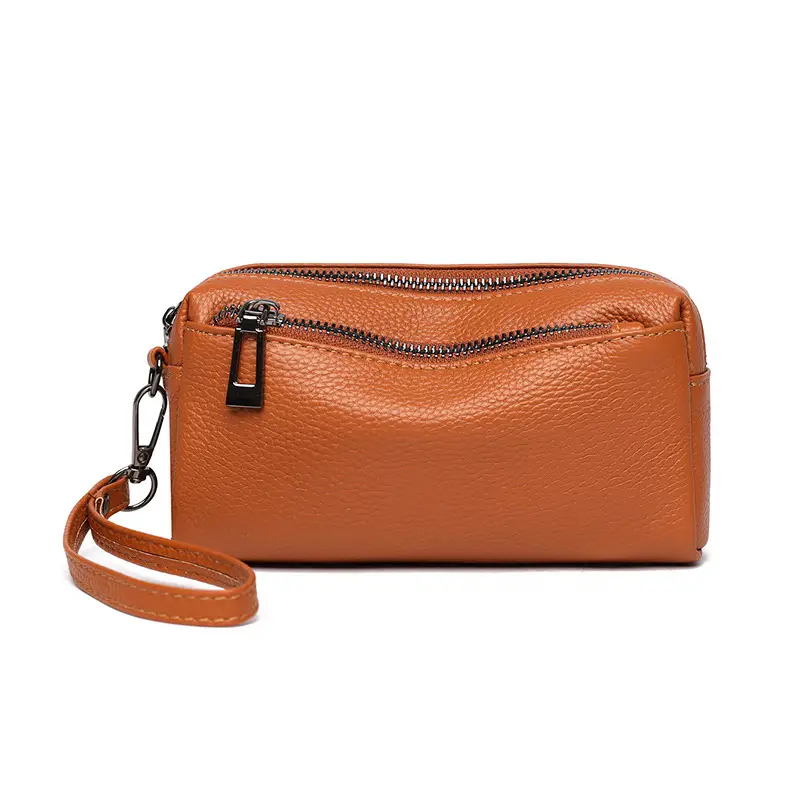 Black Retro Crossbody Bag for Women with Zip & Strap - Image 4