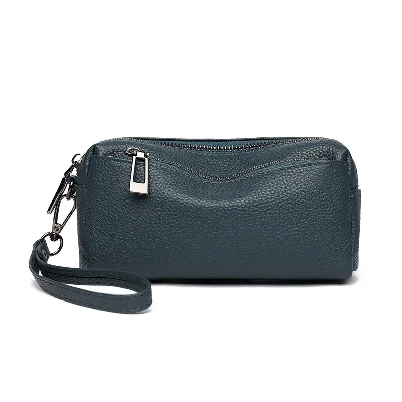 Black Retro Crossbody Bag for Women with Zip & Strap - Image 6