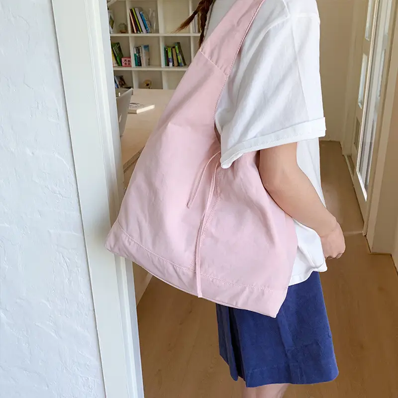 French Style Women's Bow Shoulder Bag Large Capacity Nylon - Image 10
